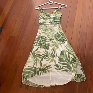Hi low small tropical dress